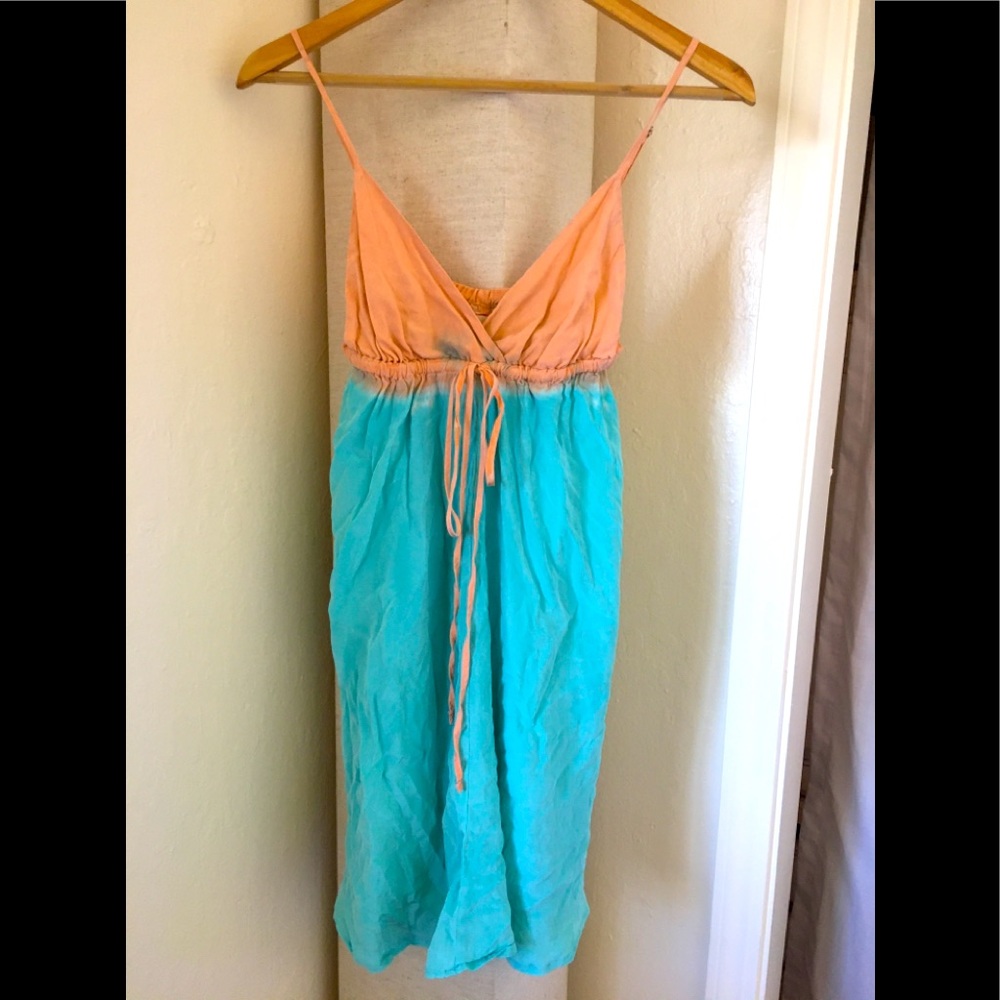 Gypsy05 Silk Dip Dye Mini Dress XS
